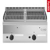 Modular Fun 600 gas lavasteen grill rvs 600 mm 2 zones aardgas